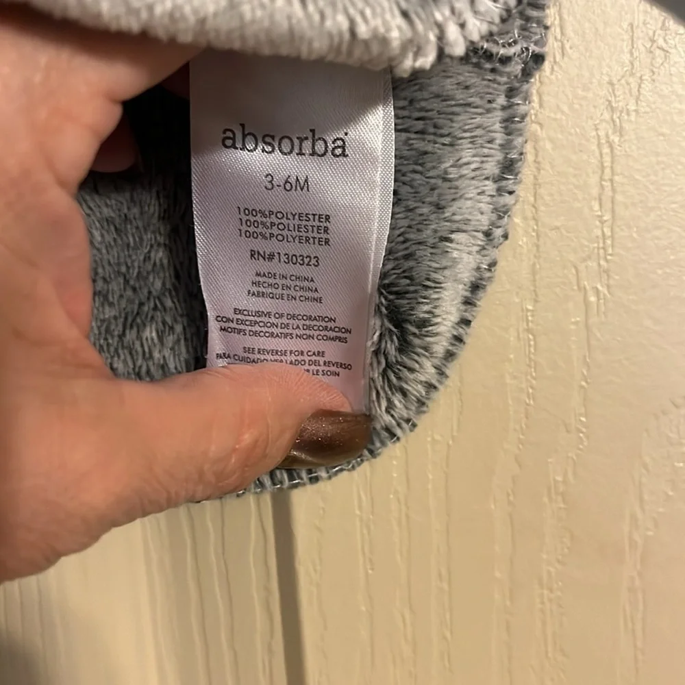 absorba Paris soft gray sweater/jacket